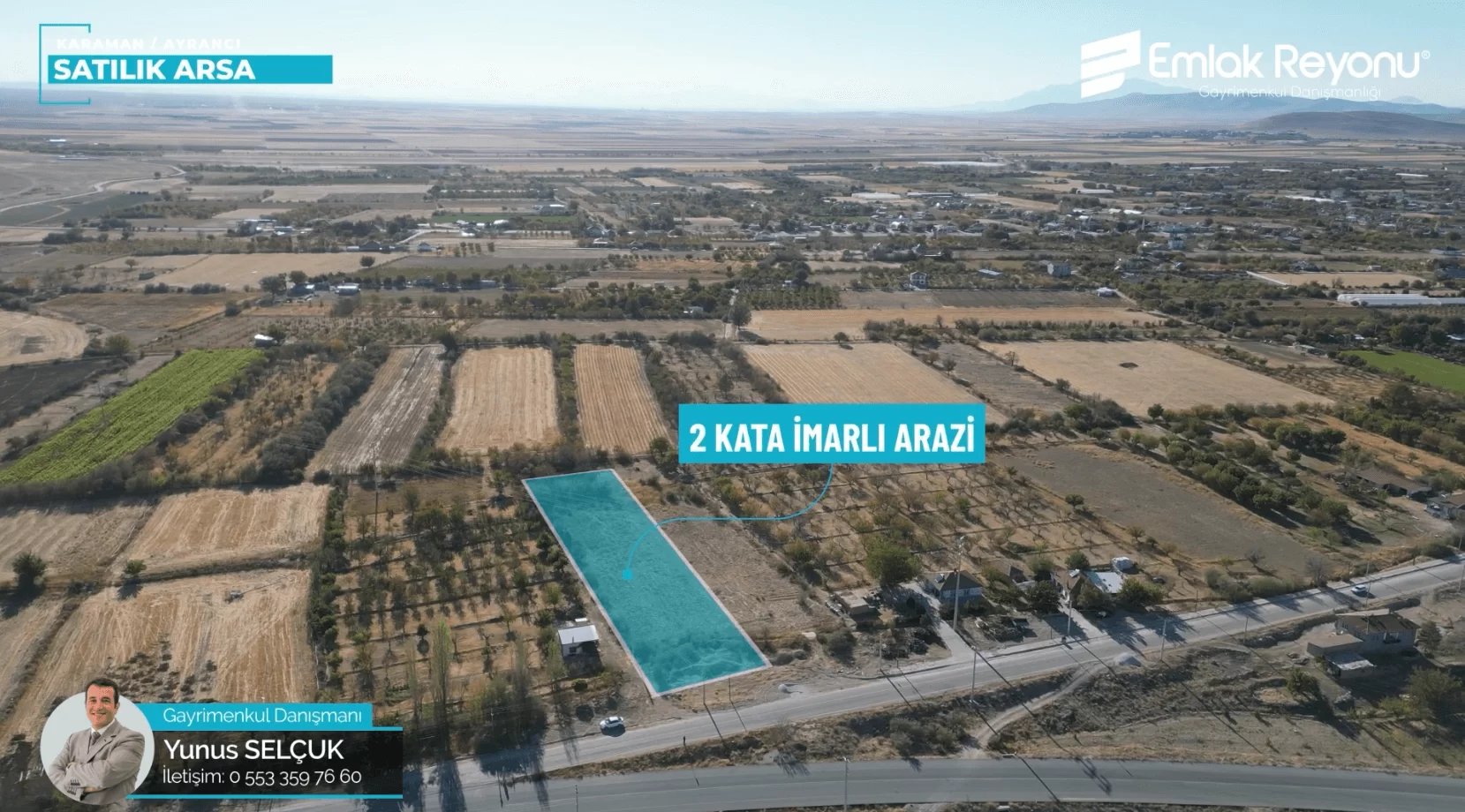 AYRANCI MERKEZ de KONUT İMARLI SATILIK ARSA