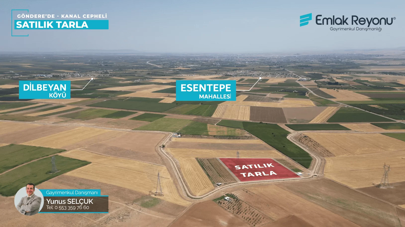 ESENTEPE'ye YAKIN KONUMDA SATILIK TARLA