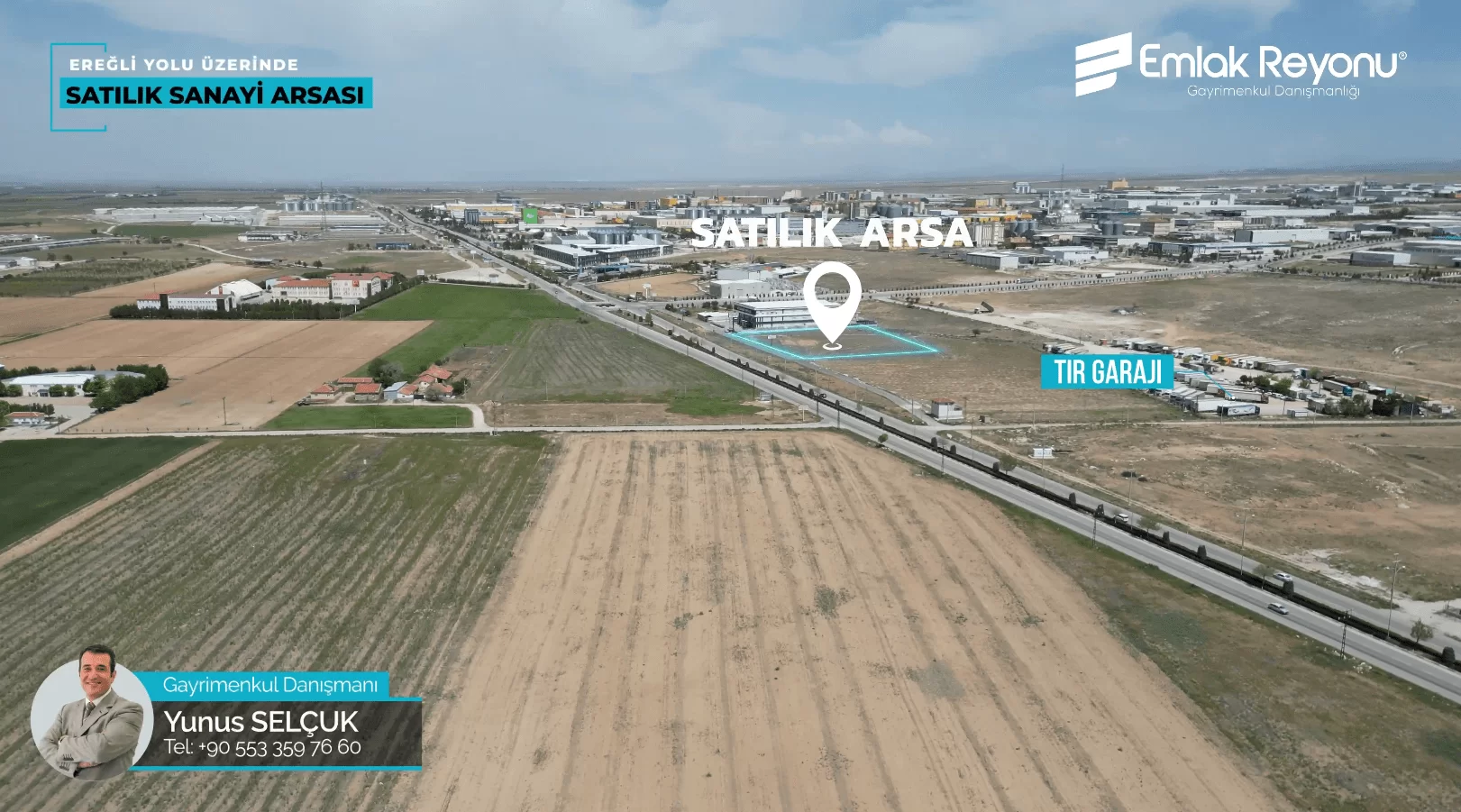 EREĞLİ YOLUNA CEPHELİ TİCARİ İMARLI SATILIK ARSA