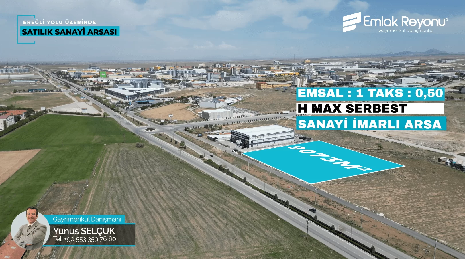 EREĞLİ YOLUNA CEPHELİ TİCARİ İMARLI SATILIK ARSA