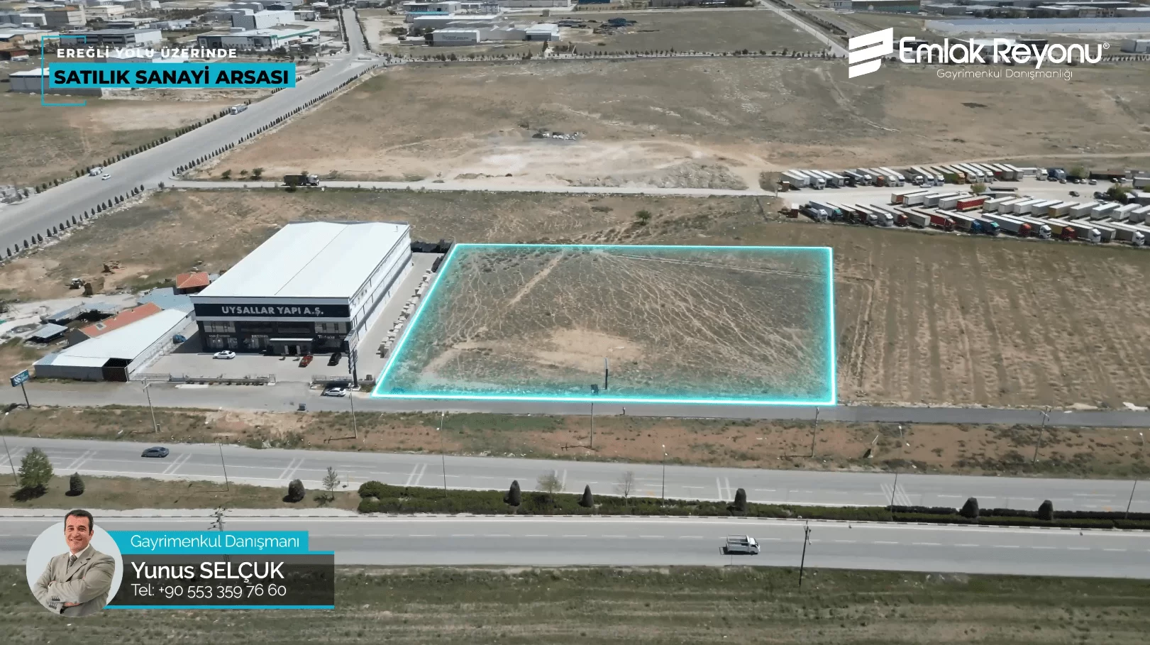 EREĞLİ YOLUNA CEPHELİ TİCARİ İMARLI SATILIK ARSA