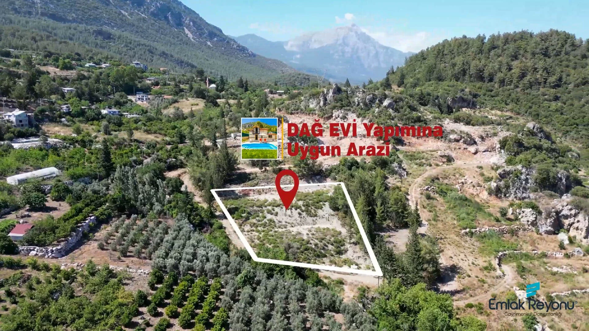 OLYMPOS ANTİK KENTE ve PLAJINA YAKIN SATILIK ARAZİ