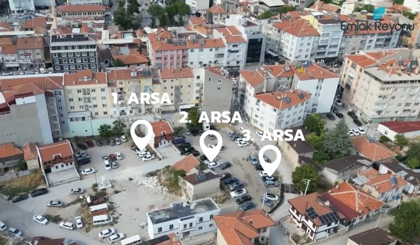 MANSUR DEDE MAH.de 3 ADET SATILIK ARSA